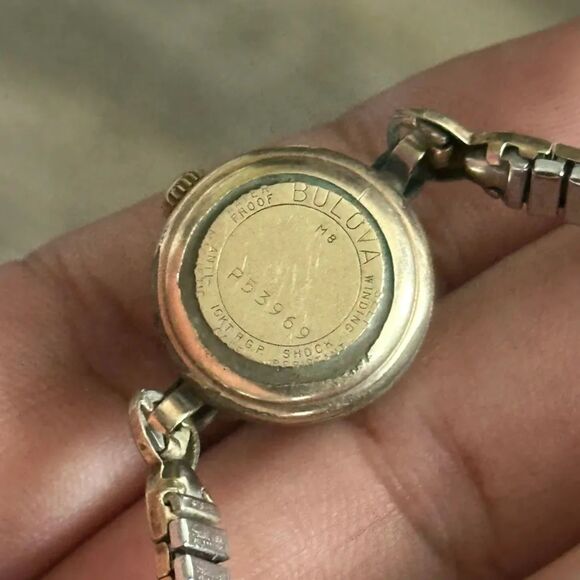 Vintage Bulova Women’s 10kt RGP Automatic Wrist Watch 17 Jewels P53969